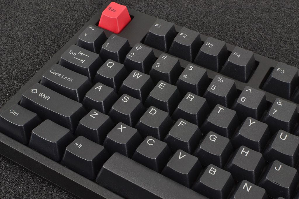 Doubleshot PBT 104-Key Cherry MX Keycap Set - Black/Slate - WASD Keyboards